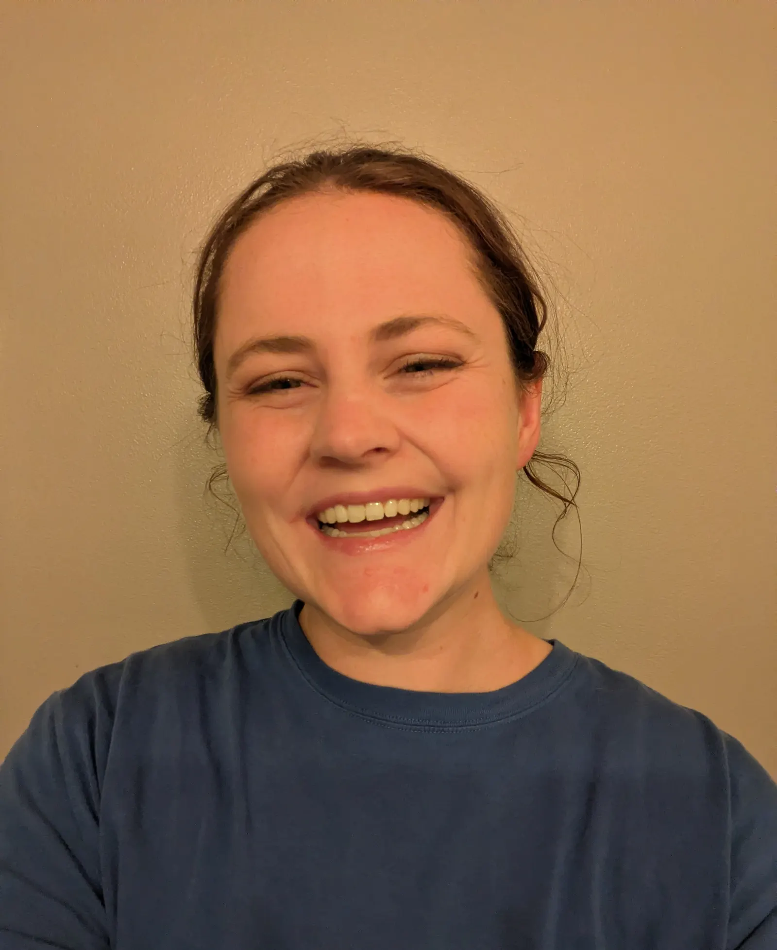 Jenna Heckel, smiling